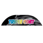 Half round triple coat sign
